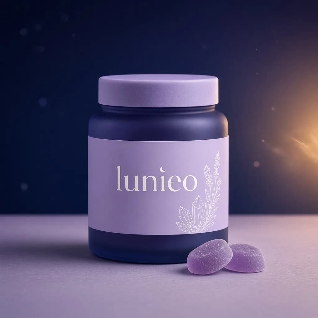 Lunieo Botanical Night Gummies, Lunieo packaging