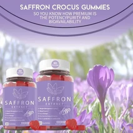 Lunieo Saffron 5-HTP Gummies, product photo 4