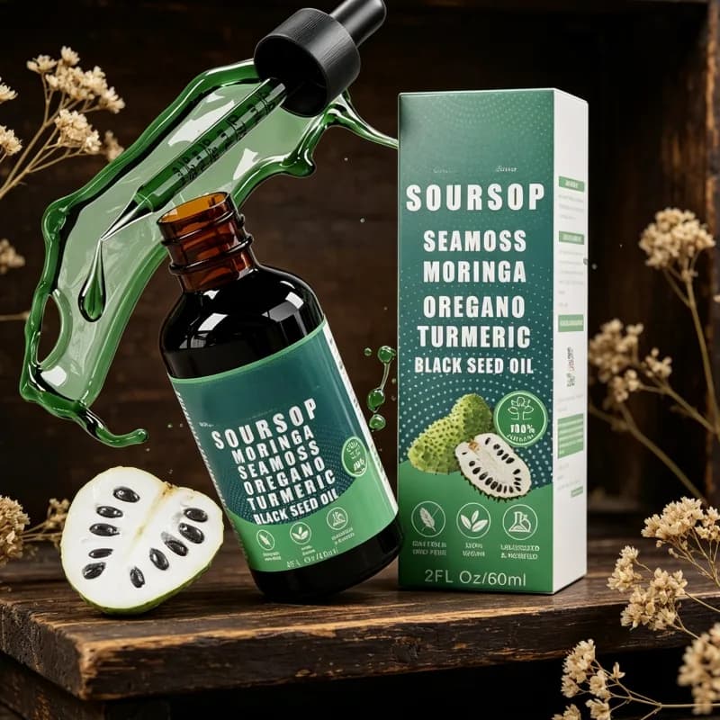 Lunieo Soursop Sea Moss Drops, product photo 4