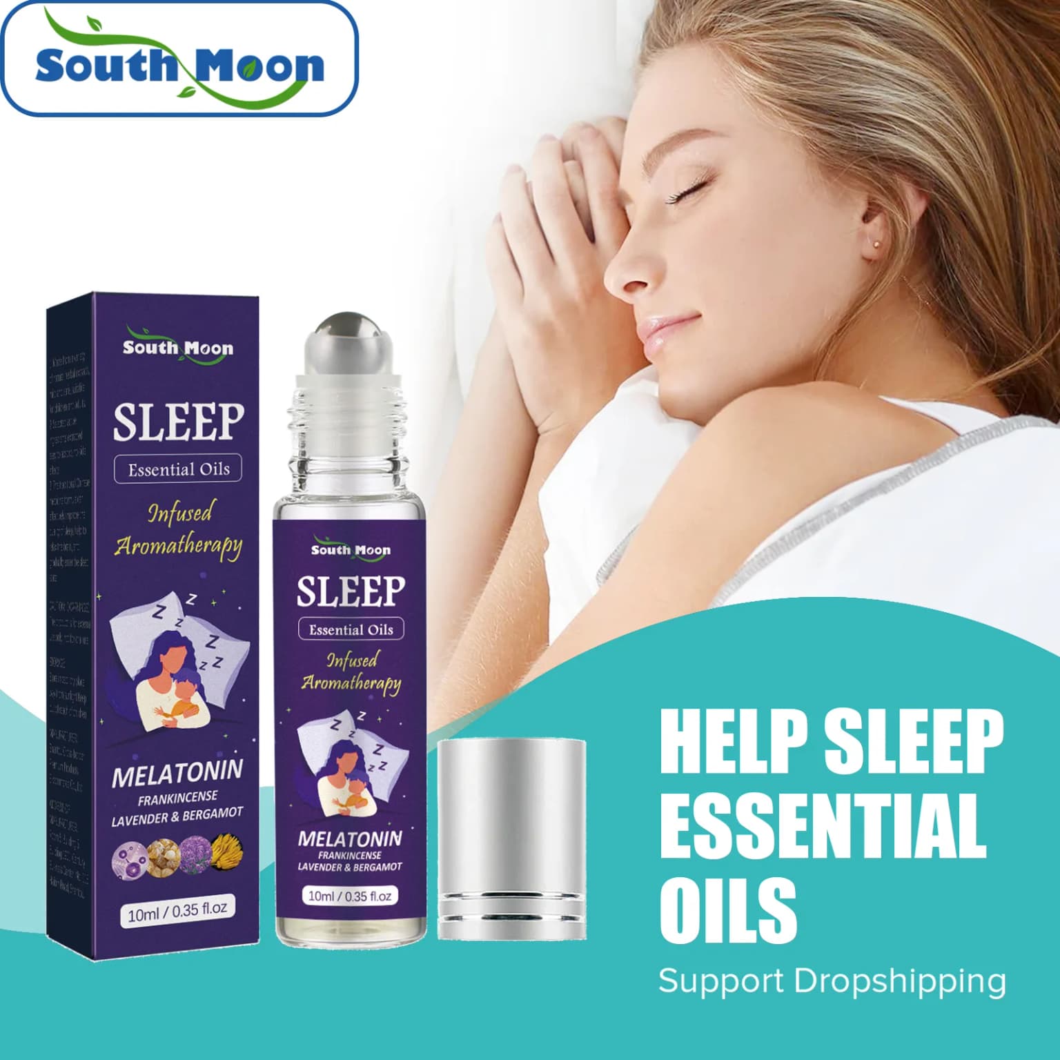 Lunieo Lavender Sleep Oil, product photo 2