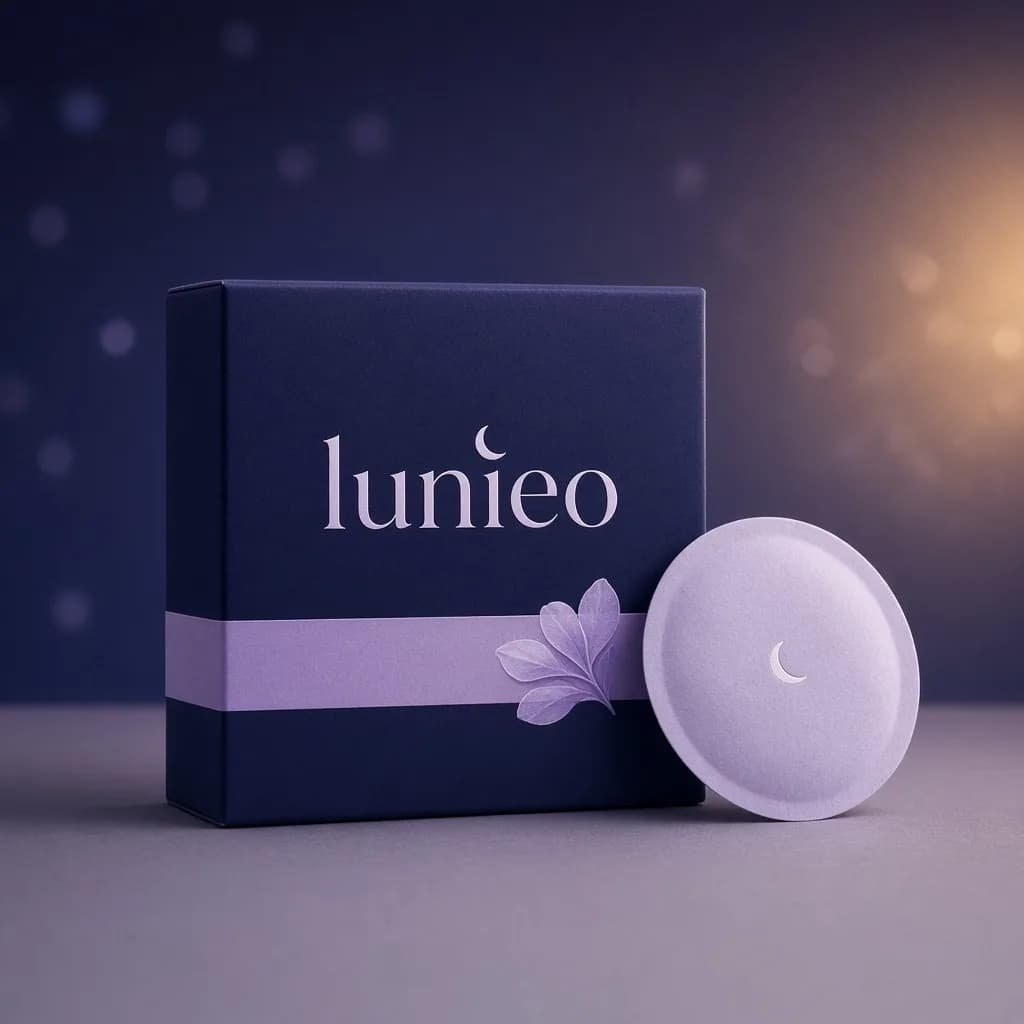 Lunieo Lavender Menthol Comfort Patches, Lunieo packaging