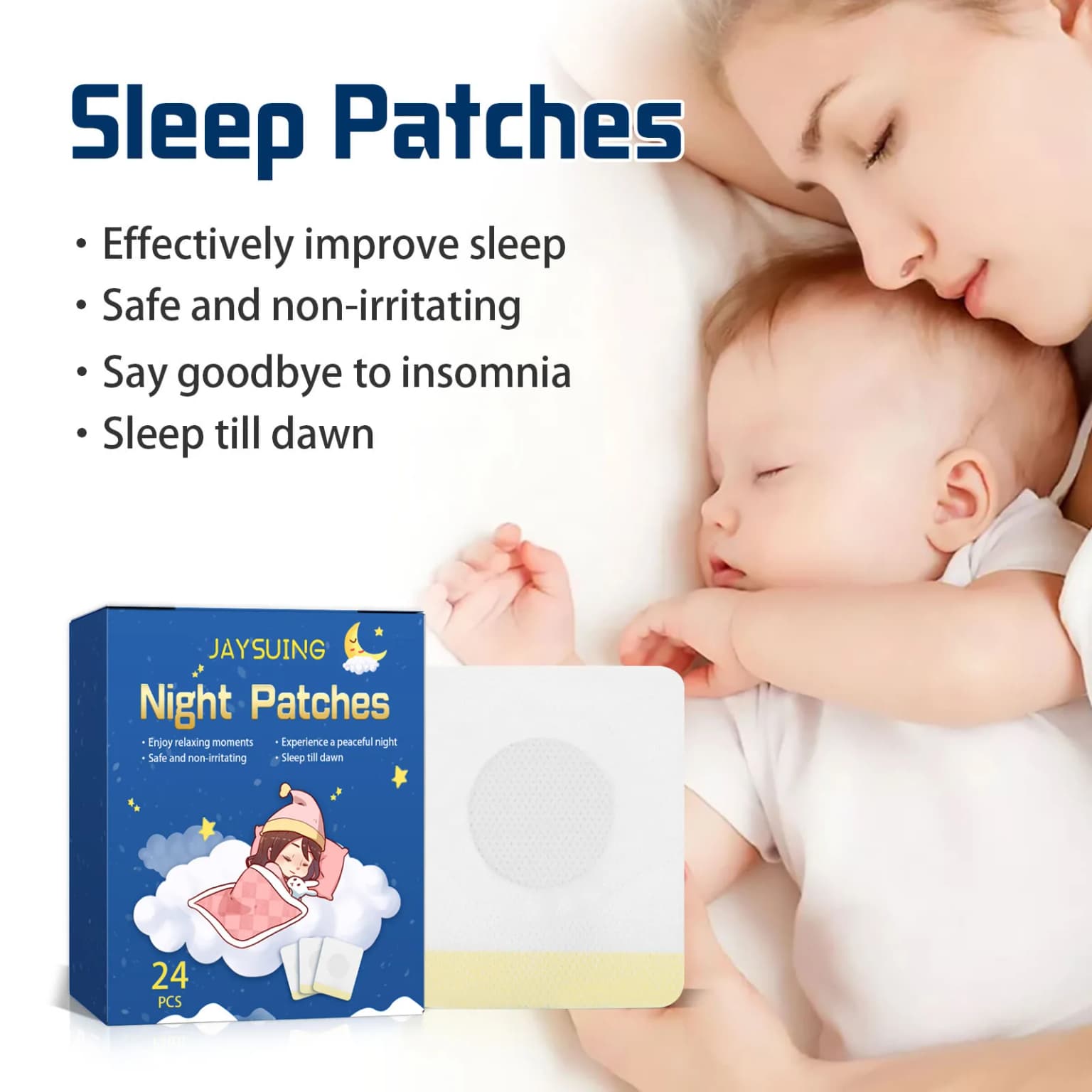 Lunieo Lavender Herbal Night Patches, product photo 2