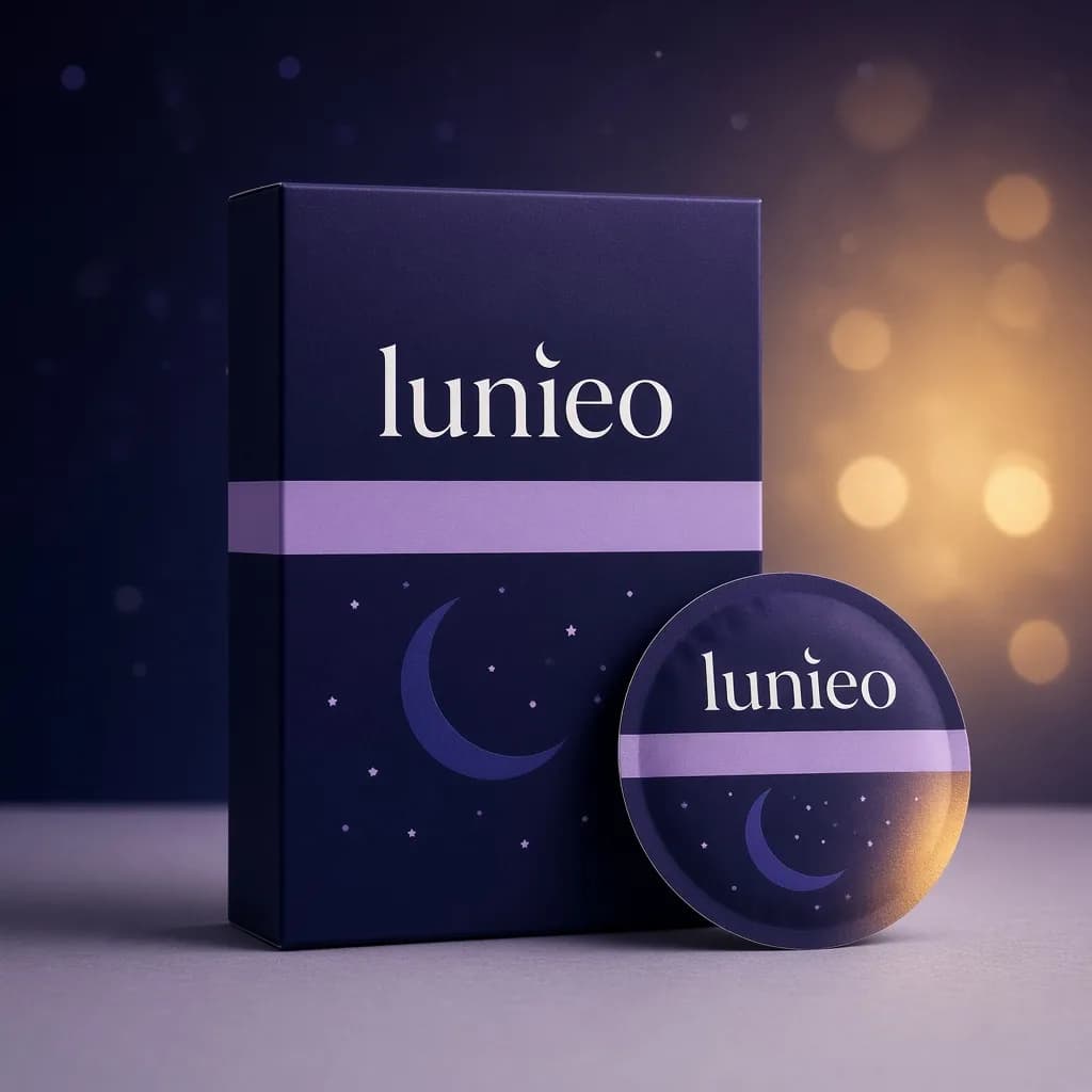 Lunieo Melatonin Herbal Night Patches, Lunieo packaging